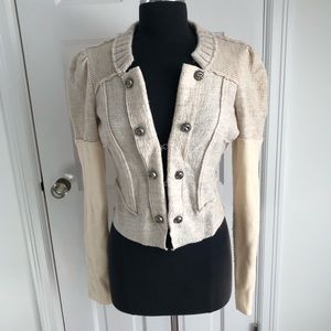 Free People Wool Sweater Jacket